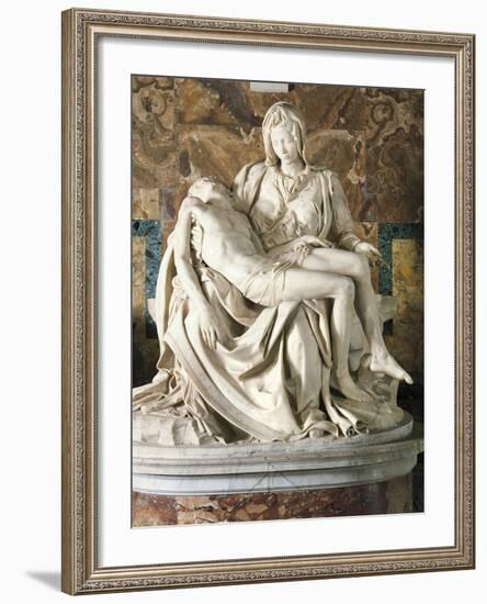 The Pieta-Michelangelo Buonarroti-Framed Giclee Print