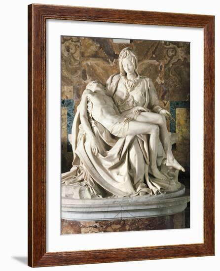 The Pieta-Michelangelo Buonarroti-Framed Giclee Print