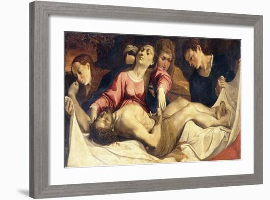 The Pieta-Lodovico Carracci-Framed Giclee Print