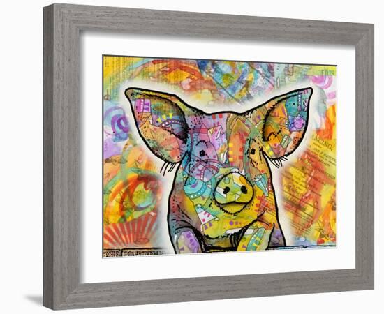 The Pig-Dean Russo-Framed Giclee Print