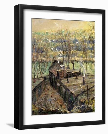 The Pigeon Coop, C.1916-Ernest Lawson-Framed Giclee Print