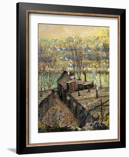 The Pigeon Coop, C.1916-Ernest Lawson-Framed Giclee Print