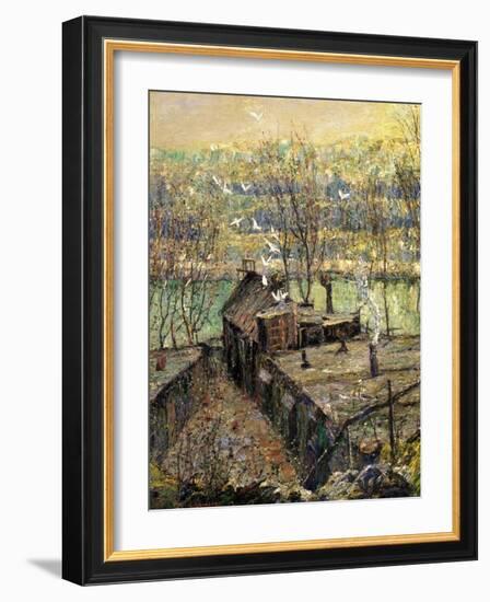 The Pigeon Coop, C.1916-Ernest Lawson-Framed Giclee Print