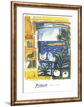 The Pigeons, 1957-Pablo Picasso-Framed Art Print