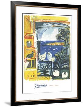 The Pigeons, 1957-Pablo Picasso-Framed Art Print