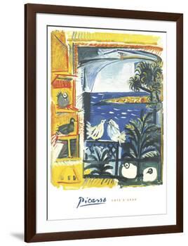 The Pigeons, 1957-Pablo Picasso-Framed Art Print