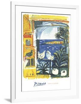 The Pigeons, 1957-Pablo Picasso-Framed Art Print
