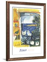 The Pigeons, 1957-Pablo Picasso-Framed Art Print