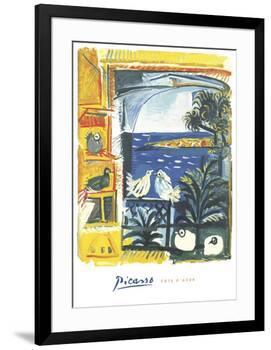 The Pigeons, 1957-Pablo Picasso-Framed Art Print