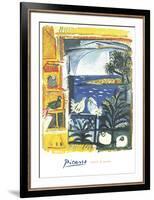 The Pigeons, 1957-Pablo Picasso-Framed Art Print