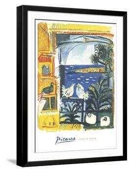The Pigeons, 1957-Pablo Picasso-Framed Art Print