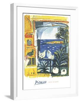 The Pigeons, 1957-Pablo Picasso-Framed Art Print