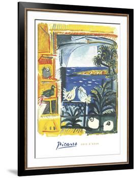 The Pigeons, 1957-Pablo Picasso-Framed Art Print