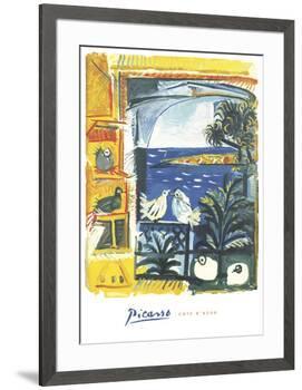 The Pigeons, 1957-Pablo Picasso-Framed Art Print