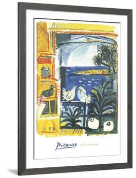 The Pigeons, 1957-Pablo Picasso-Framed Art Print