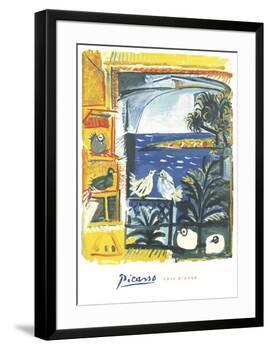 The Pigeons, 1957-Pablo Picasso-Framed Art Print