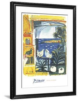 The Pigeons, 1957-Pablo Picasso-Framed Art Print