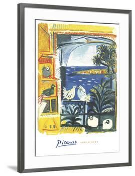 The Pigeons, 1957-Pablo Picasso-Framed Art Print
