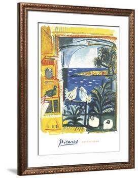 The Pigeons, 1957-Pablo Picasso-Framed Art Print