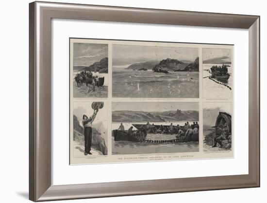 The Pilchard-Fishing Industry at St Ive's, Cornwall-Joseph Nash-Framed Giclee Print