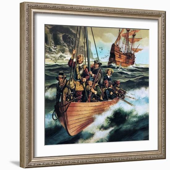 The Pilgrim Fathers: Men of the 'Mayflower'-Ron Embleton-Framed Giclee Print