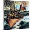 The Pilgrim Fathers: Men of the 'Mayflower'-Ron Embleton-Mounted Giclee Print