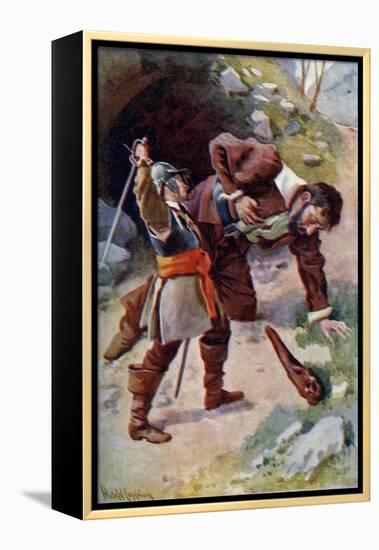 The Pilgrim's Progress by John Bunyan-Harold Copping-Framed Premier Image Canvas