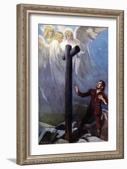 The Pilgrim's Progress by John Bunyan-Harold Copping-Framed Giclee Print