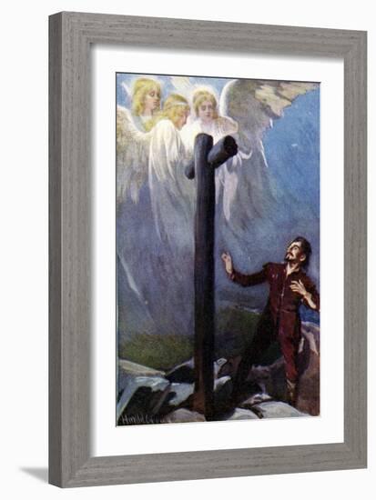 The Pilgrim's Progress by John Bunyan-Harold Copping-Framed Giclee Print