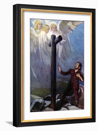 The Pilgrim's Progress by John Bunyan-Harold Copping-Framed Giclee Print