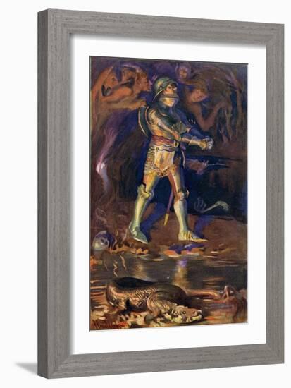 The Pilgrim's Progress by John Bunyan-Harold Copping-Framed Giclee Print