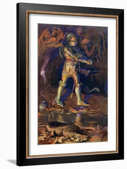 The Pilgrim's Progress by John Bunyan-Harold Copping-Framed Giclee Print