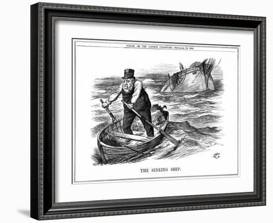 The Pilgrim's Rest, Caricature Af Paul Kruger, South African Politician, 1900-John Tenniel-Framed Giclee Print