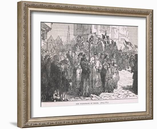 The Pilgrimage of Grace 1537-Charles Ricketts-Framed Giclee Print