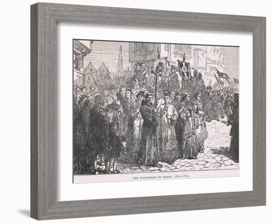 The Pilgrimage of Grace 1537-Charles Ricketts-Framed Giclee Print