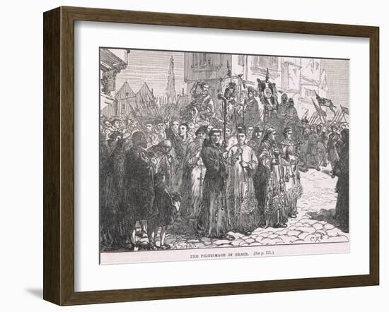 The Pilgrimage of Grace 1537-Charles Ricketts-Framed Giclee Print