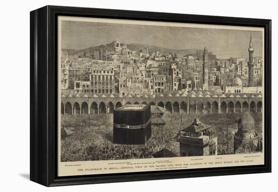 The Pilgrimage to Mecca-null-Framed Premier Image Canvas