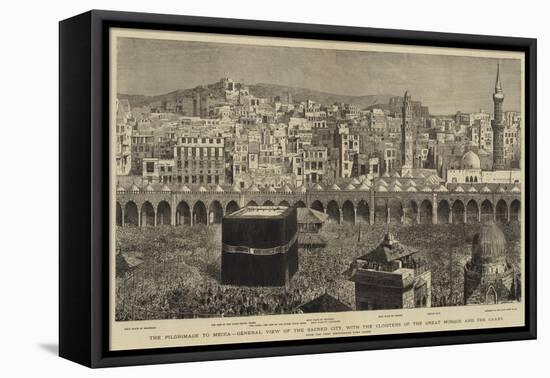 The Pilgrimage to Mecca-null-Framed Premier Image Canvas