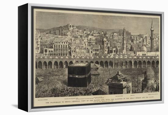 The Pilgrimage to Mecca-null-Framed Premier Image Canvas