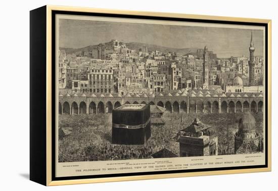 The Pilgrimage to Mecca-null-Framed Premier Image Canvas