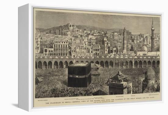 The Pilgrimage to Mecca-null-Framed Premier Image Canvas
