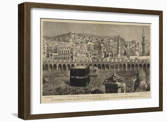 The Pilgrimage to Mecca-null-Framed Giclee Print