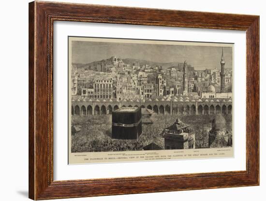 The Pilgrimage to Mecca-null-Framed Giclee Print