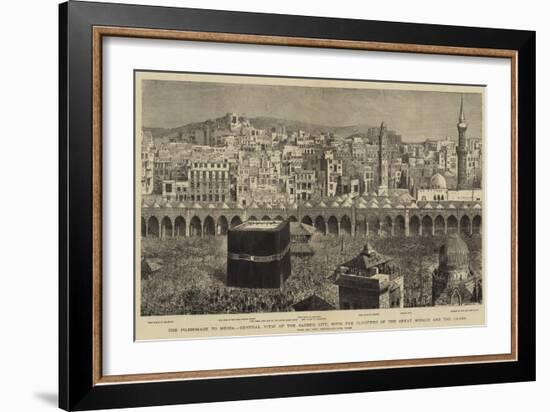 The Pilgrimage to Mecca-null-Framed Giclee Print