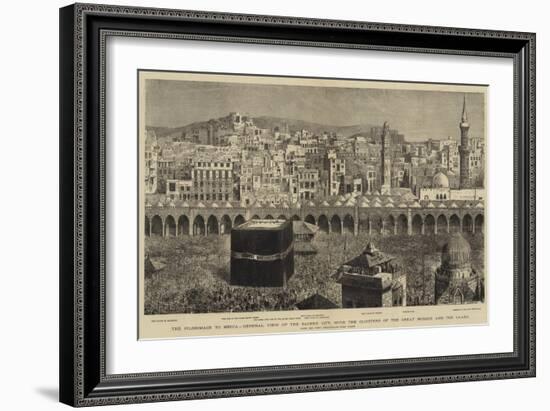 The Pilgrimage to Mecca-null-Framed Giclee Print