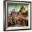 The Pilgrims are Met by Pope Cyriacus in Front of the Walls of Rome, 1497-null-Framed Giclee Print