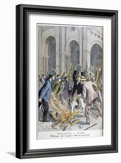 The Pillage of Saint Joseph, Paris, 1899-Henri Meyer-Framed Giclee Print