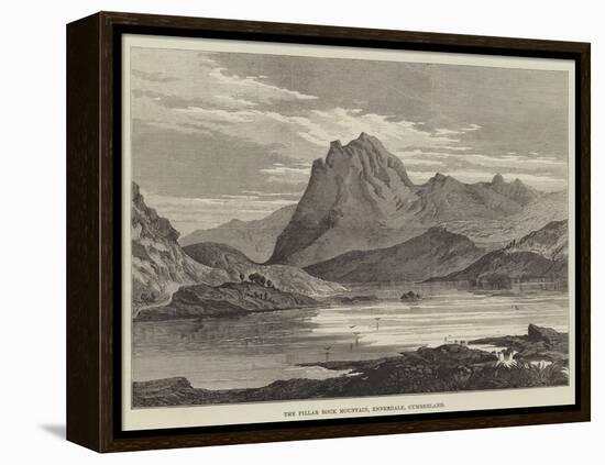 The Pillar Rock Mountain, Ennerdale, Cumberland-null-Framed Premier Image Canvas