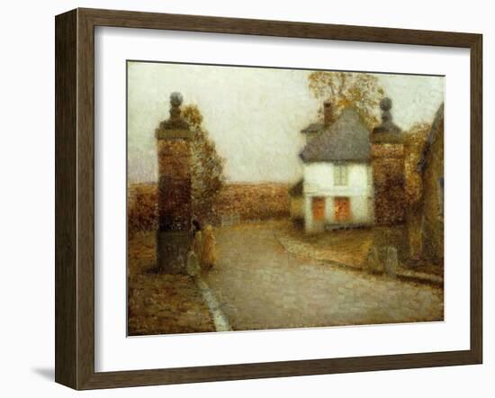 The Pillars, Gerberoy; Les Piliers, Gerberoy, 1901-Henri Eugene Augustin Le Sidaner-Framed Giclee Print