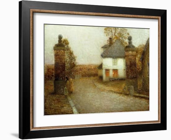 The Pillars, Gerberoy; Les Piliers, Gerberoy, 1901-Henri Eugene Augustin Le Sidaner-Framed Giclee Print